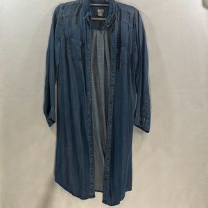 Chicos denim lace up dress